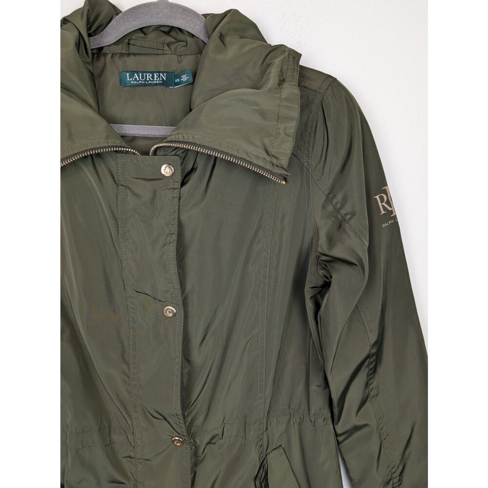 Lauren Ralph Lauren Parka Jacket Coat Lightweight Packable Hooded Green Size XS - Picture 3 of 11